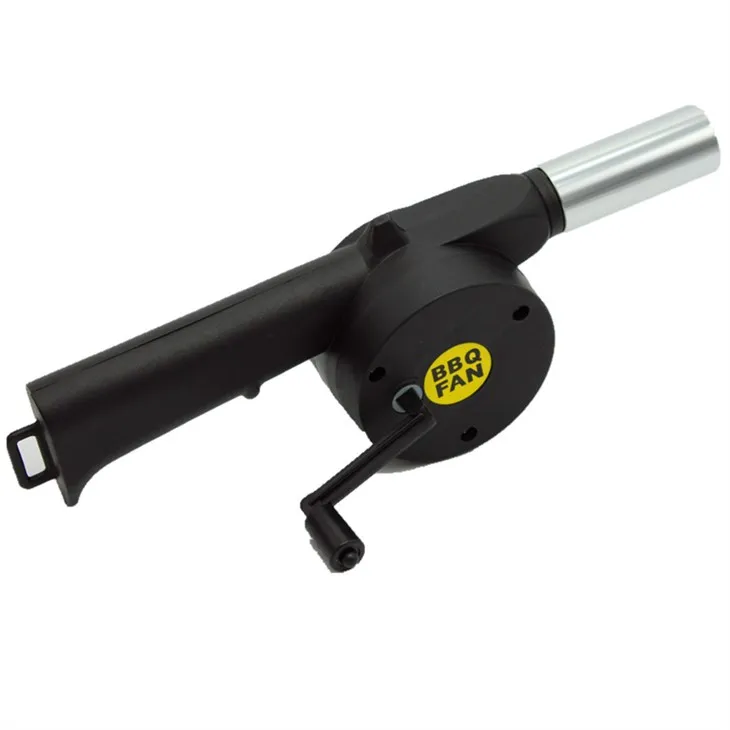 Јефтини ручни вентилатор за роштиљ корејски класични црни роштиљ вентилатор вентилатор ФД301А-1