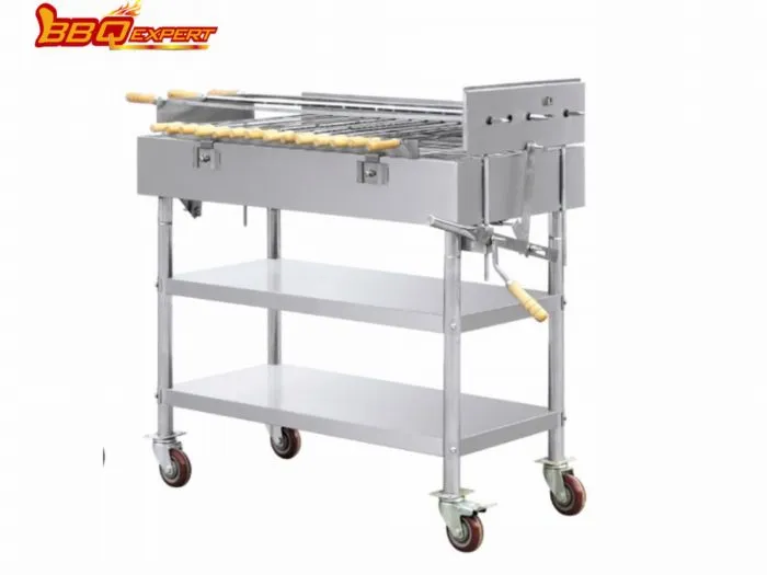 Луксузни кухињски електрични роштиљ Ротиссерие Црипус од нерђајућег челика за роштиљ